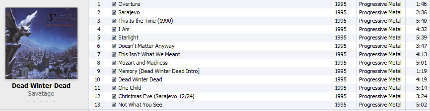 Savatage - Dead Winter Dead